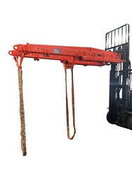 Double ForkLift Boom, Granite Slab Boom, Container Forklift Boom, Unload Slab Bundle Boom, Part #123662