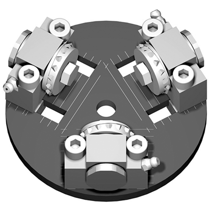 Stockteller 3 Roller Bushhammering Plate for 3-11 Stock-Master Weha USA